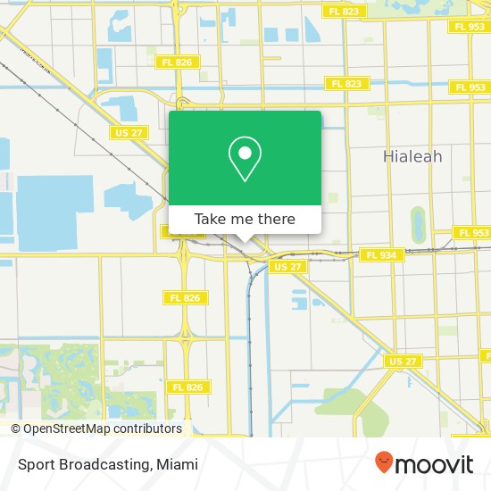 Sport Broadcasting map