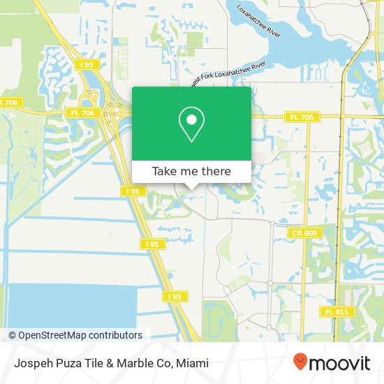 Jospeh Puza Tile & Marble Co map