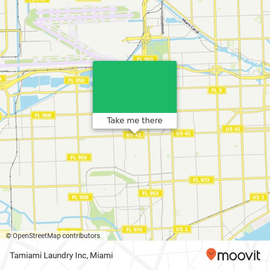 Mapa de Tamiami Laundry Inc