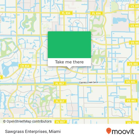 Sawgrass Enterprises map