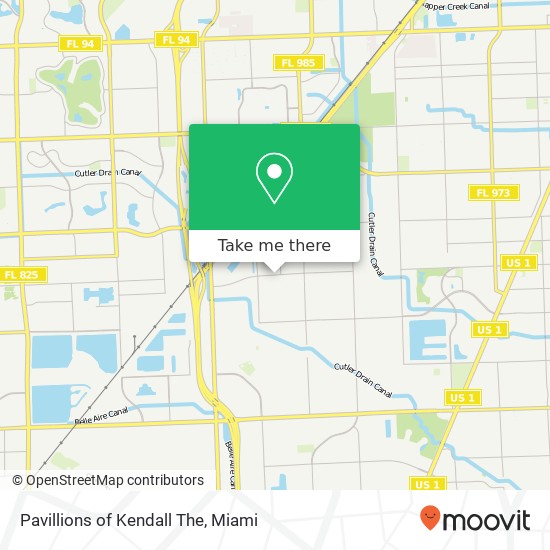 Mapa de Pavillions of Kendall The