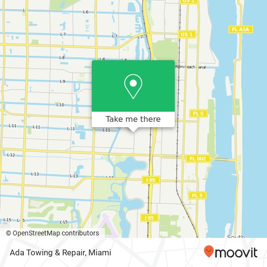 Ada Towing & Repair map