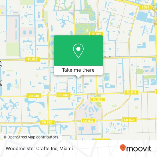 Woodmeister Crafts Inc map