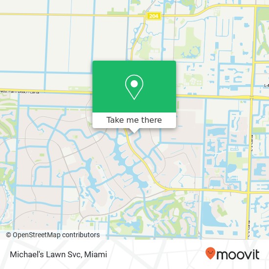 Michael's Lawn Svc map