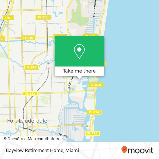 Bayview Retirement Home map