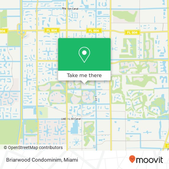 Briarwood Condominim map