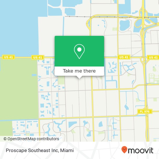 Proscape Southeast Inc map