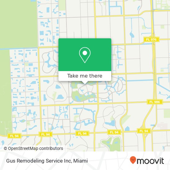 Gus Remodeling Service Inc map