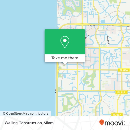 Welling Construction map