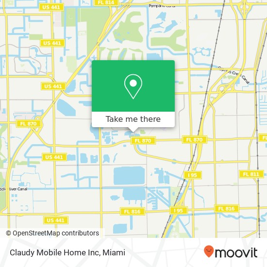 Claudy Mobile Home Inc map