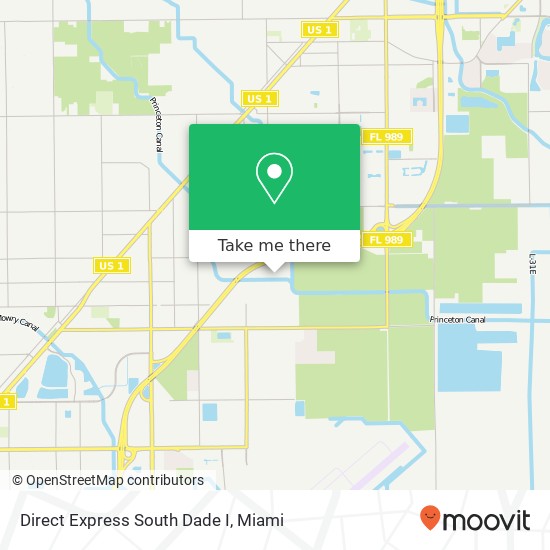 Direct Express South Dade I map