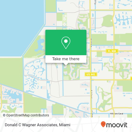Mapa de Donald C Wagner Associates