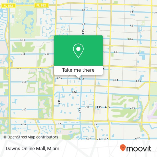 Mapa de Dawns Online Mall