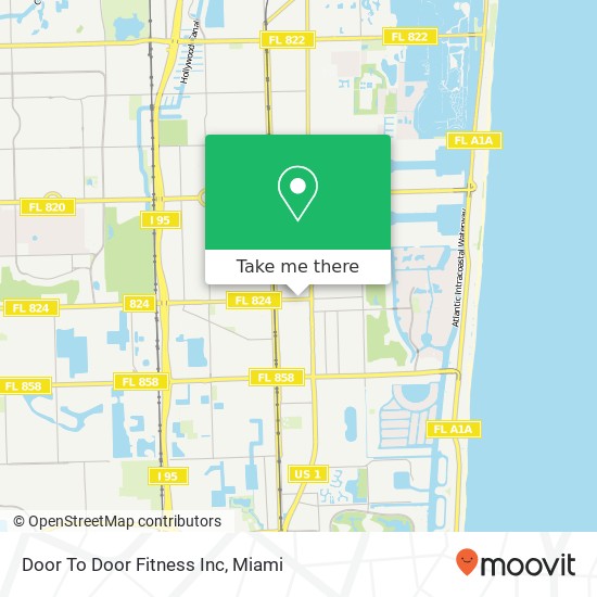 Mapa de Door To Door Fitness Inc