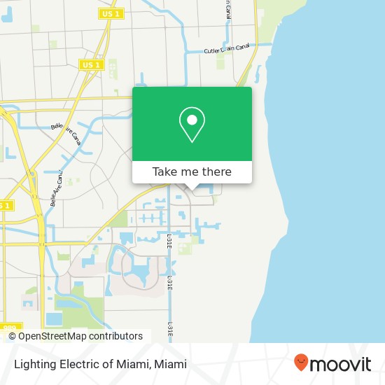 Lighting Electric of Miami map