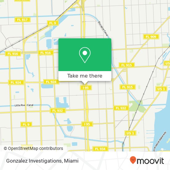 Gonzalez Investigations map