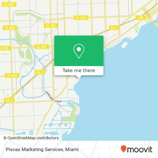 Pisces Marketing Services map