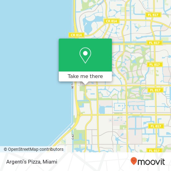 Argenti's Pizza map