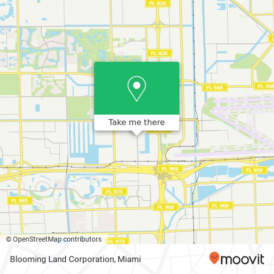 Mapa de Blooming Land Corporation