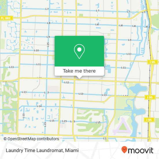 Mapa de Laundry Time Laundromat