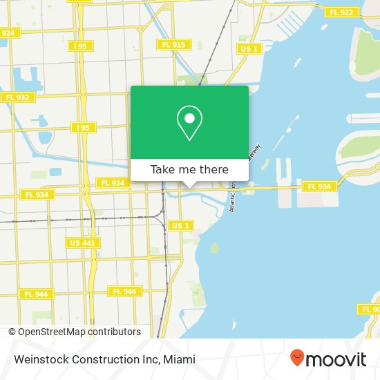 Mapa de Weinstock Construction Inc