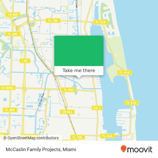 McCaslin Family Projects map