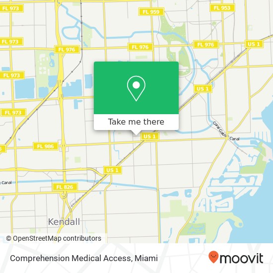 Comprehension Medical Access map