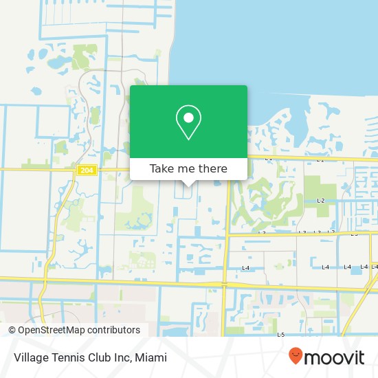 Village Tennis Club Inc map