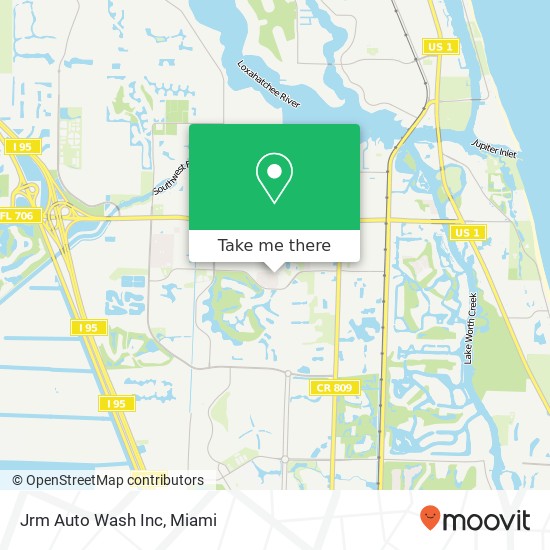 Mapa de Jrm Auto Wash Inc