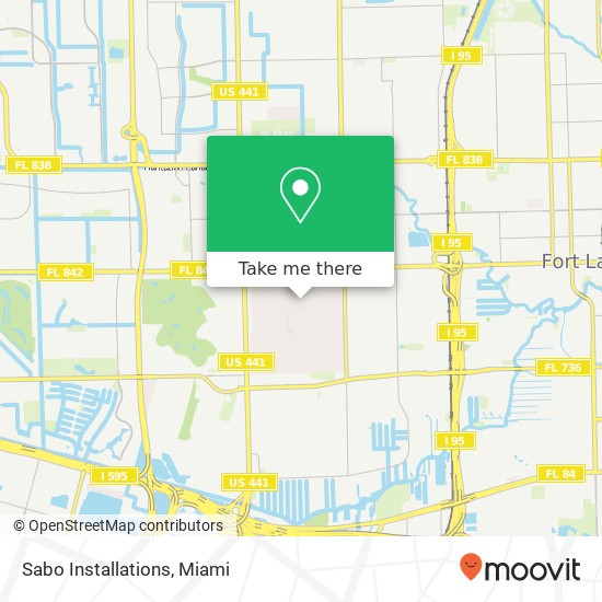 Sabo Installations map