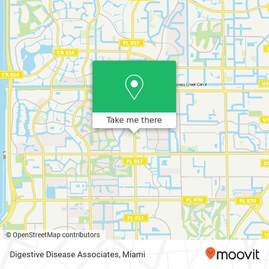 Digestive Disease Associates map