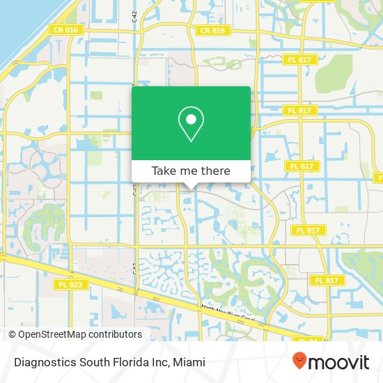 Diagnostics South Florida Inc map