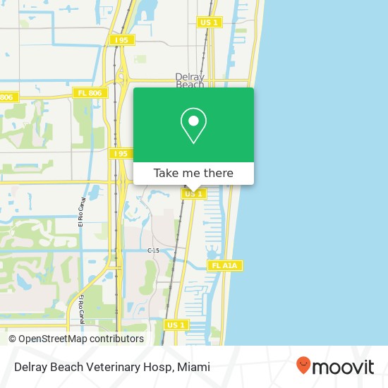 Mapa de Delray Beach Veterinary Hosp