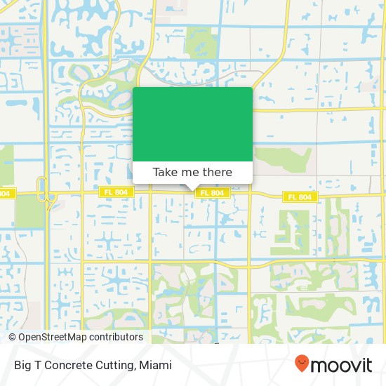 Mapa de Big T Concrete Cutting