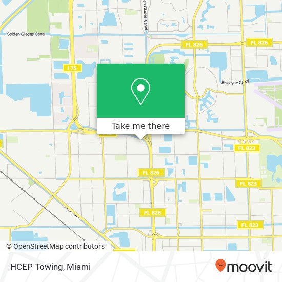 HCEP Towing map