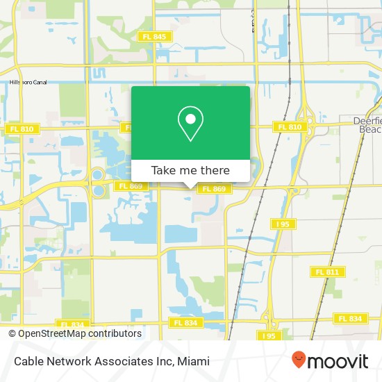 Mapa de Cable Network Associates Inc