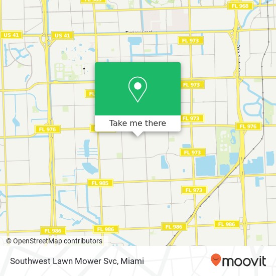 Southwest Lawn Mower Svc map
