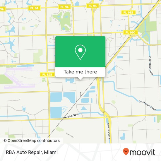 RBA Auto Repair map