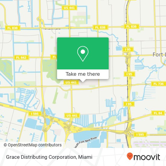 Grace Distributing Corporation map
