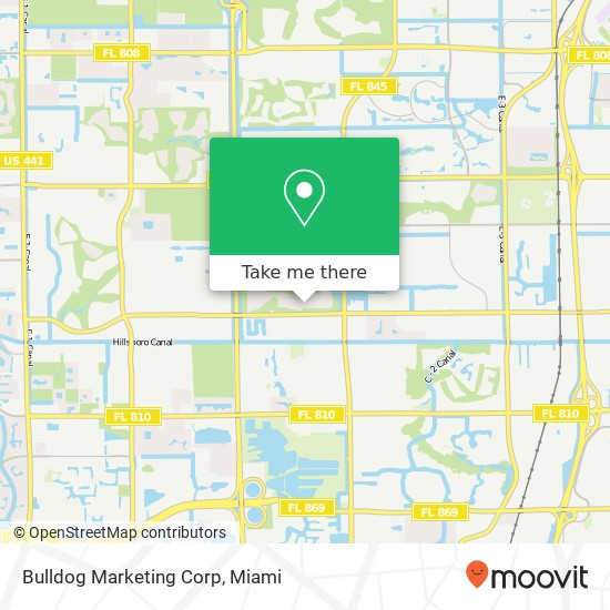 Mapa de Bulldog Marketing Corp