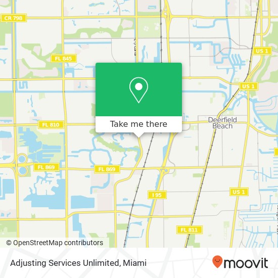 Adjusting Services Unlimited map