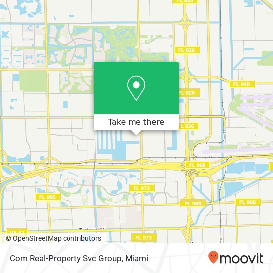 Mapa de Com Real-Property Svc Group