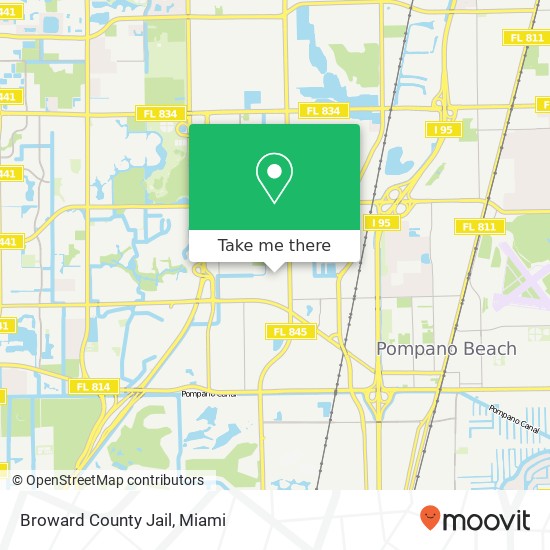 Broward County Jail map