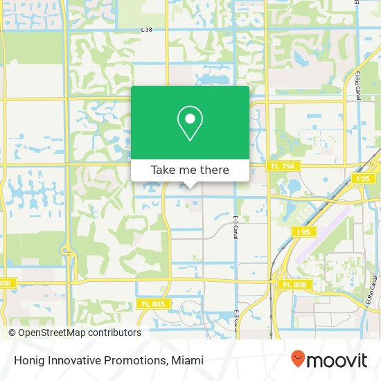 Honig Innovative Promotions map