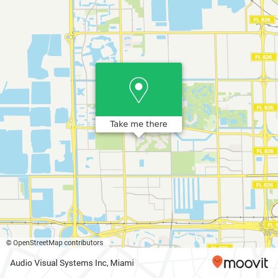 Audio Visual Systems Inc map