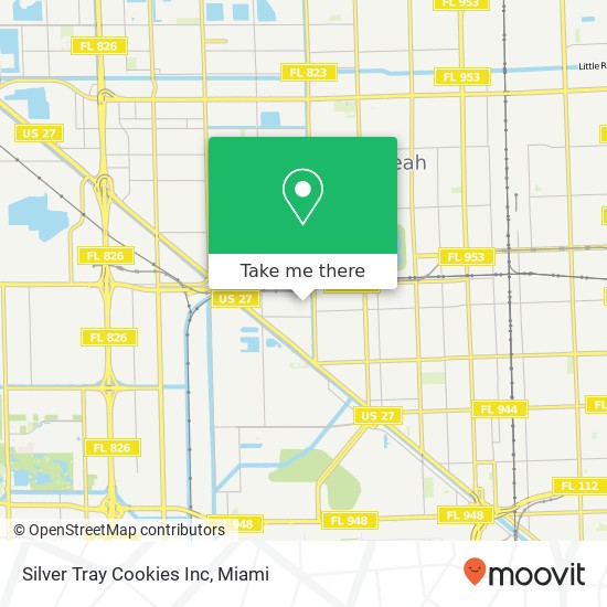 Mapa de Silver Tray Cookies Inc