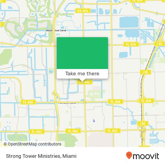 Strong Tower Ministries map
