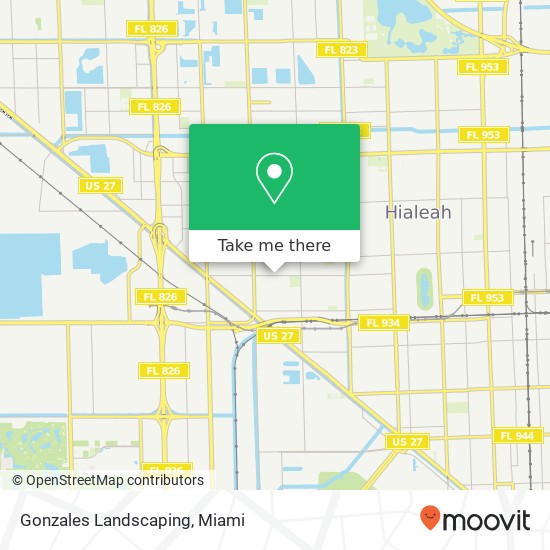 Gonzales Landscaping map