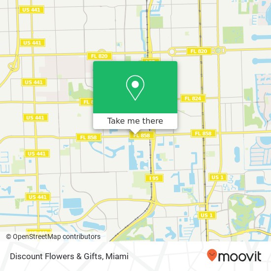 Discount Flowers & Gifts map