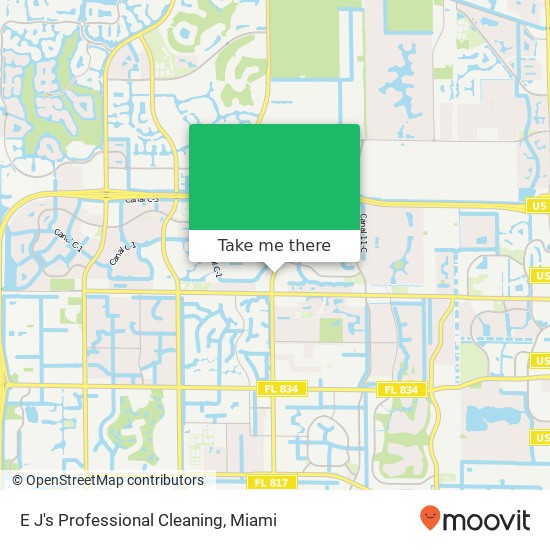 E J's Professional Cleaning map